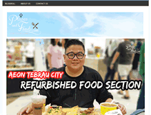 Tablet Screenshot of placesandfoods.com